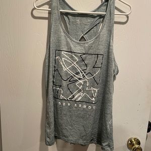 Heather gray tank top
